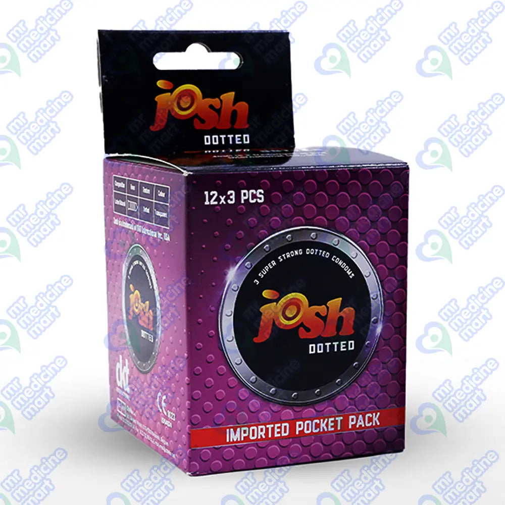 Josh Imported Condoms Premium Range - Dotted, Salajeet, Classic, Delay & Strawberry | 50% OFF & Free Delivery